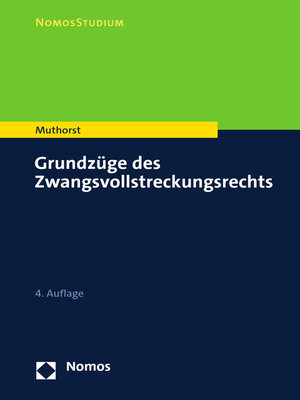 cover image of Grundzüge des Zwangsvollstreckungsrechts